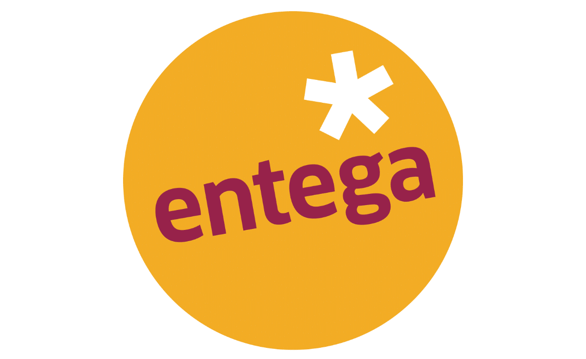 Logo mit Link von Kunde Entega